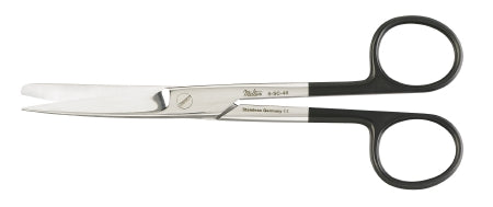 Miltex Operating Scissors Miltex® SuperCut 5-1/2 Inch Length OR Grade German Stainless Steel NonSterile Finger Ring Handle Curved Blade Sharp Tip / Blunt Tip - M-517313-2179 - Each