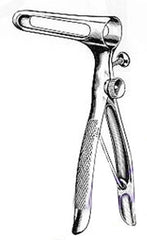 Rectal Speculum Sims 6 Inch Long / Blades: 3-1/2 Inch Long X 1 Inch Wide at Distal End