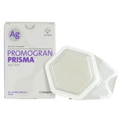 Systagenix Wound Management Silver Collagen Dressing Promogran Prisma® Matrix 4-1/3 X 4-1/3 Inch Hexagon Sterile