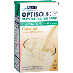 Nestle Healthcare Nutrition Oral Supplement Optisource® Caramel Flavor Ready to Use 8 oz. Carton