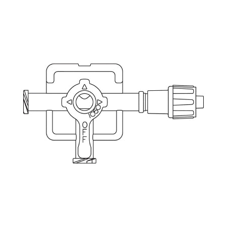 Smiths Medical Stopcock Medex® Matrix™ 3 Way - M-518829-4371 - Case of 25