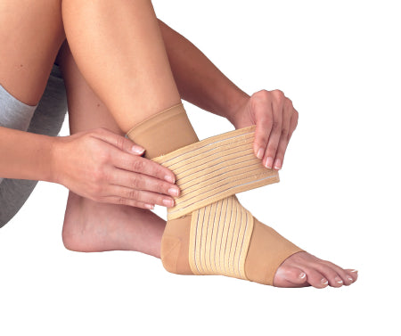 DJO Ankle Support PROCARE® Double Strap Small Pull-On / Hook and Loop Closure Left or Right Foot