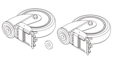 Invacare Caster Assembly