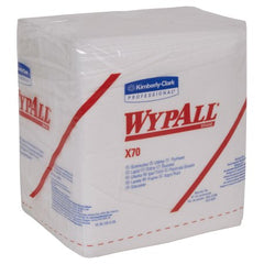 Kimberly Clark Task Wipe WypAll® X70 Heavy Duty White NonSterile Cellulose / Polypropylene 12 X 12-1/2 Inch Reusable - M-519209-1774 - Case of 912