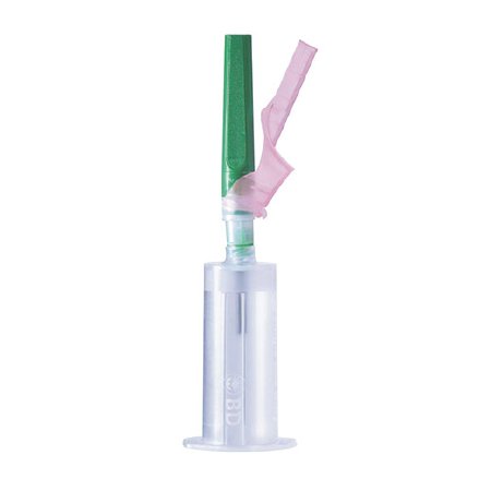 Becton Dickinson BD Vacutainer® Eclipse™ Blood Collection Needle 21 Gauge 1-1/4 Inch Needle Length Safety Needle Without Tubing Sterile