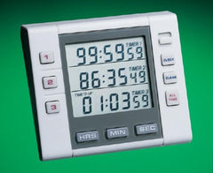 Cardinal Electronic Alarm Timer 3 Channel Traceable® 100 Hours Digital Display