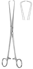 Miltex Uterine Tenaculum Forceps MeisterHand® Schroeder-Braun 9-3/4 Inch Length Surgical Grade German Stainless Steel NonSterile Ratchet Lock Finger Ring Handle Straight 1 X 1 Prongs - M-519618-2046 - Each