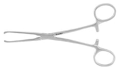 Tissue Forceps MeisterHand® Allis 6 Inch Length Surgical Grade German Stainless Steel NonSterile Ratchet Lock Finger Ring Handle Straight 4 X 5 Teeth