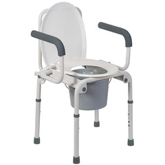 DMI Steel Drop-Arm Bedside Commode AM-520-1213-1900