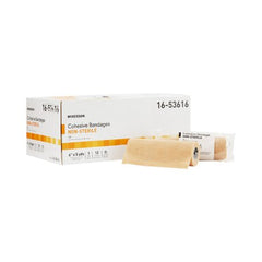 Cohesive Bandage McKesson 6 Inch X 5 Yard Standard Compression Self-adherent Closure Tan NonSterile