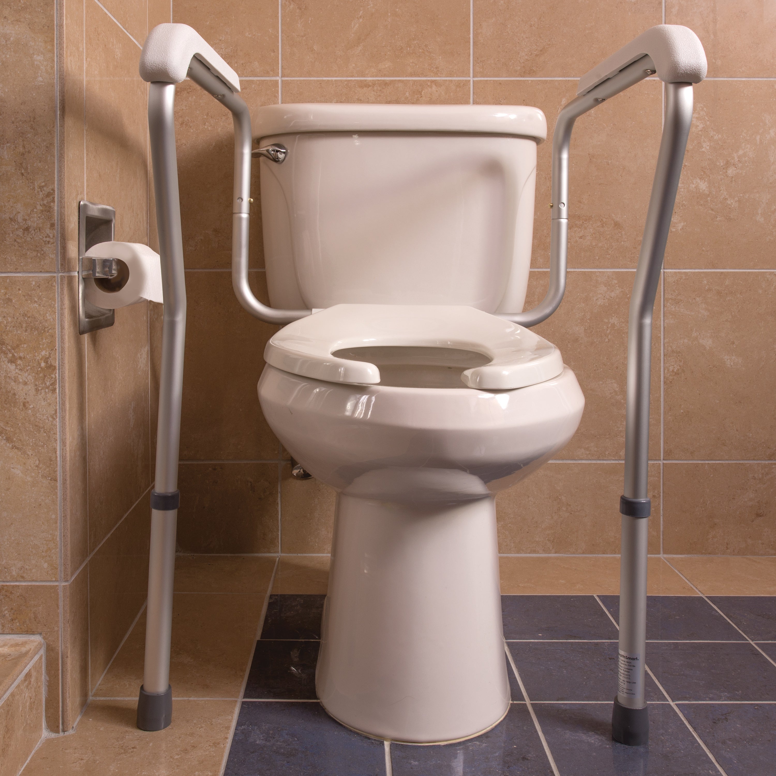 HealthSmart Germ-Free Toilet Rails Safety Arms AM-521-9804-9601