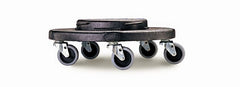 RJ Schinner Co Trash Can Dolly Rubbermaid® Brute® 5 Casters 250 lbs. Without Handle HDPE - M-521312-2341 - Each