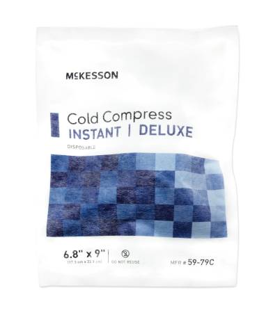 Instant Cold Pack McKesson Deluxe General Purpose Large 6-4/5 X 9 Inch Fabric / Ammonium Nitrate / Water Disposable