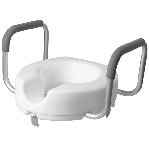 DMI Locking Raised Toilet Seat with Armrests AM-522-1566-1900