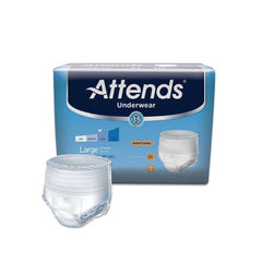 Attends Healthcare Products Unisex Adult Absorbent Underwear Attends® Pull On with Tear Away Seams Large Disposable Moderate Absorbency - M-522094-3557 - Bag of 1