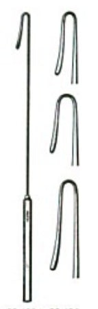 Crypt Hook Miltex® Pratt 8-1/2 Inch Length German Stainless Steel NonSterile Reusable