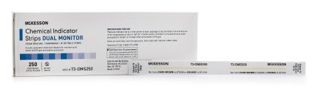 McKesson Sterilization Chemical Indicator Strip Steam / EO Gas 8 Inch