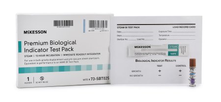 McKesson Sterilization Biological Indicator Pack Steam
