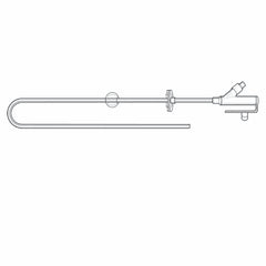 Avanos Medical Sales LLC Jejunal Feeding Tube MIC 24 Fr. 45 cm Tube Silicone Sterile