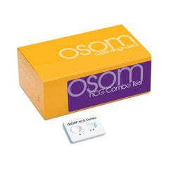 Sekisui Diagnostics Rapid Test Kit OSOM® hCG Combo Fertility Test hCG Pregnancy Test Serum / Urine Sample 25 Tests