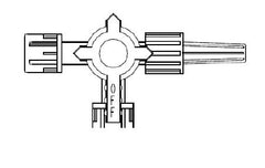 ICU Medical Stopcock 4 Way - M-525054-2192 - Case of 50