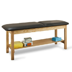 Clinton Industries Treatment Table Classic Series™ Hardwood / Laminate / Foam Padding 27 X 31 X 72 Inch Burgundy / Dark Cherry