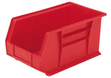 Akro-Mils Storage Bin AkroBins® Red Industrial Grade Polymers 5 X 5-1/2 X 14-3/4 Inch - M-525114-2564 - CT/12