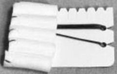 Teleflex Medical Cylindrical Sponge Gardlok® Cotton Non-impregnated 1/2 X 1-1/2 Inch 5 Count Sterile