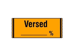 Shamrock Scientific Drug Label Shamrock Anesthesia Label VERSED / _____ % Orange 1/2 X 1 Inch - M-525298-3131 - Roll of 1