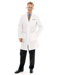 Landau Uniforms Lab Coat White Size 44 Mid Length Reusable