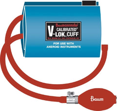 W.A. Baum Blood Pressure Cuff and Bulb Calibrated® V-Lok® Adult Arm Medium Cuff 25 - 35 cm Polyester Cuff