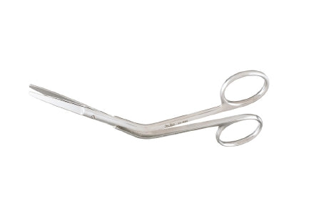 Dorsal Scissors Miltex® Fomon 5-1/2 Inch Length OR Grade German Stainless Steel NonSterile Finger Ring Handle Angled Blade Blunt Tip / Blunt Tip