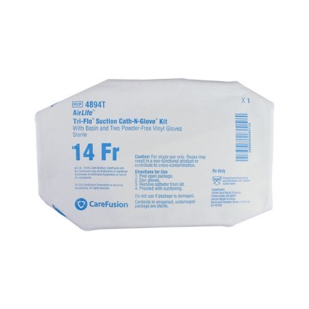 Vyaire Medical Suction Catheter Kit AirLife® Cath-N-Glove® 14 Fr. NonSterile