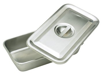 Instrument Tray Miltex® Rolled Edge Stainless Steel 7/8 X 16-7/16 X 21-11/32 Inch