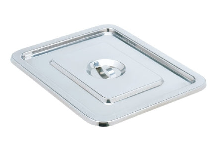 Miltex Flat Cover 12-29/32 L X 10-35/64 W X 7/16 H Inch, Stainless Steel