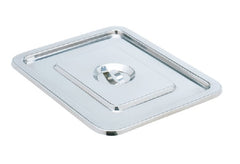 Miltex Flat Cover 12-29/32 L X 10-35/64 W X 7/16 H Inch, Stainless Steel