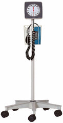 W.A. Baum Freestanding Aneroid Sphygmomanometer with Cuff Roll-By® 2-Tube Mobile Adult Large Cuff