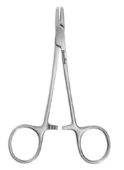 Miltex Needle Holder MeisterHand 4 3/4 Inch Length Serrated Jaws Finger Ring Handle - M-528976-4190 - Each