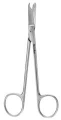 Stitch Scissors MeisterHand® Littauer Jr 4-1/2 Inch Length Surgical Grade Stainless Steel NonSterile Finger Ring Handle Straight Blunt Tip / Blunt Tip