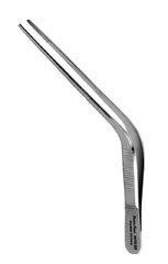 Miltex Ear Forceps MeisterHand® Wilder 5 Inch Length Surgical Grade German Stainless Steel NonSterile NonLocking Thumb Handle Straight Serrated Tips - M-529084-3384 - Each