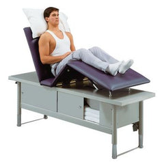 Tri W-G Hi-Lo Treatment Table with Storage - Facial Slot