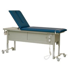 Tri W-G Hi-Lo Treatment Table with Storage - Facial Slot