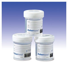 PANTek Technologies LLC Specimen Container with Temperature Strip Fisherbrand™ Polypropylene 60 mL (2 oz.) Screw Cap Sterile - M-997765-3240 - Case of 500