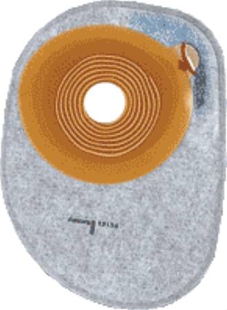 Coloplast Colostomy Pouch Assura® One-Piece System 7 Inch Length, Midi 1-3/16 Inch Stoma Closed End Flat, Pre-Cut
