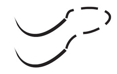 Suture with Needle Sharpoint® Nonabsorbable Uncoated Black Suture Monofilament Nylon Size 10 - 0 6 Inch Suture Double-Armed 5 mm Length Bi-Curve meter E. T. Point Needle