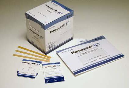 Hemocue Patient Sample Collection and Screening Kit Hemoccult® ICT 3-Day Colorectal Cancer Screening Fecal Occult Blood Test (iFOB or FIT) Stool Sample 40 Patient Kits