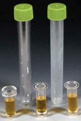 Fisher Scientific Tubes-R-Us™ Test Tube Round Bottom Plain 13 X 100 mm 8 mL Green Screw Cap Polystyrene Tube