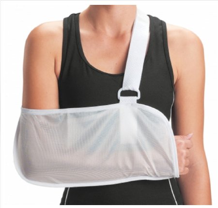 DJO Arm Sling Procare® Chieftain™ Hook and Loop Closure Large