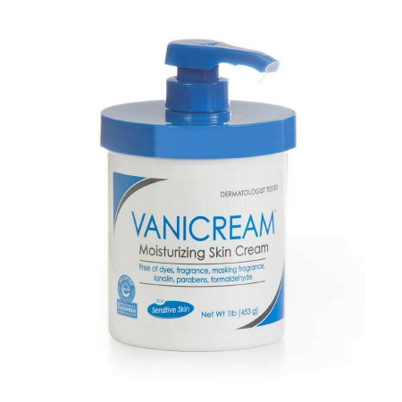Pharmaceutical Associates Hand and Body Moisturizer Vanicream® 16 oz. Pump Bottle Unscented Cream