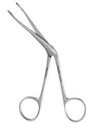 Ear Forceps MeisterHand® Hartmann 5 Inch Length Surgical Grade German Stainless Steel NonSterile NonLocking Finger Ring Handle Straight Delicate Serrated Tips